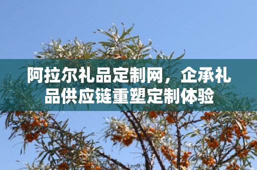 阿拉尔礼品定制网，企承礼品供应链重塑定制体验